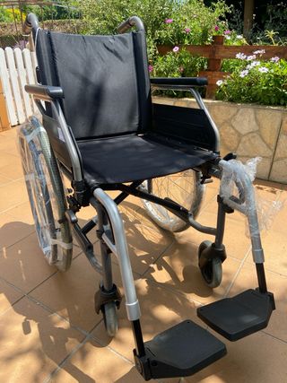 Silla de ruedas aluminio