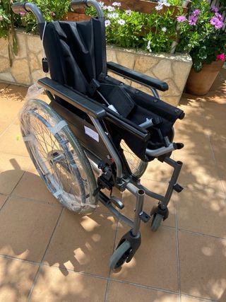 Silla de ruedas aluminio