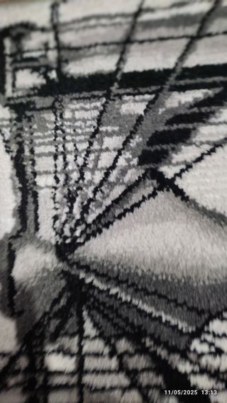 Alfombra Nueva York | Gris y Rojo (NO HAGO ENVIOS)