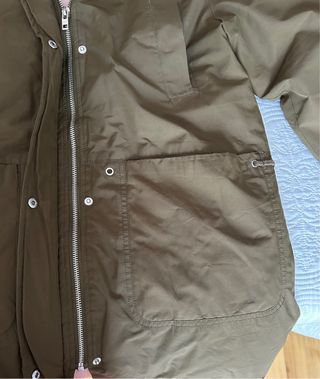 Abrigo Zara niña talla 13/14 - Verde oliva