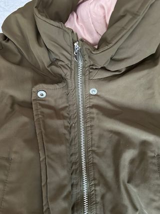 Abrigo Zara niña talla 13/14 - Verde oliva