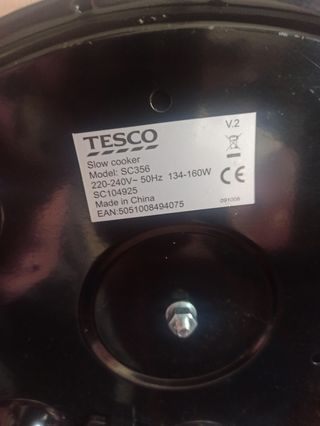 Olla de cocción lenta Tesco