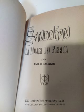 Sandokan, la mujer del pirata