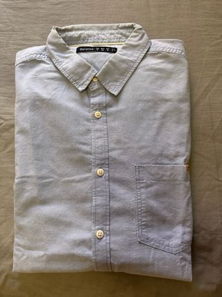 Camisa Bershka azul - Talla M