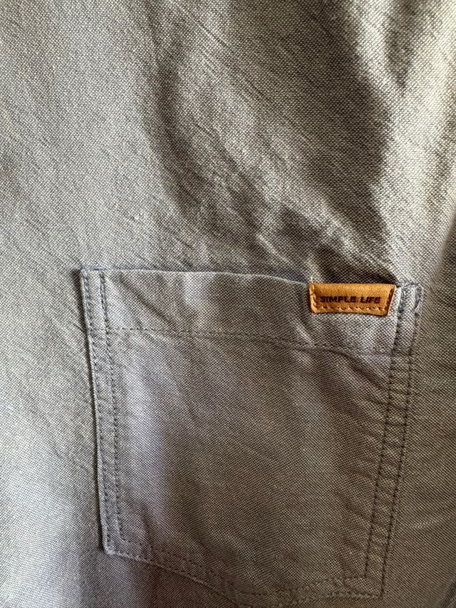 Camisa Bershka azul - Talla M