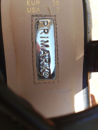 Sandalias plataforma Primark negras