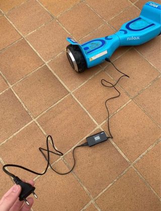 Patinete hoverboard.