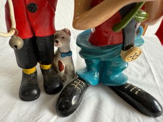 Payasos cerámicos vintage años 70