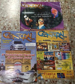 3 Pósters Central Rock Alicante