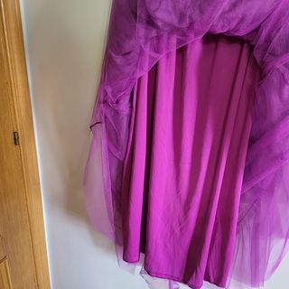 Falda Tul  buganvilla T.U.