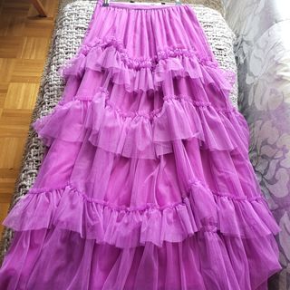 Falda Tul  buganvilla T.U.