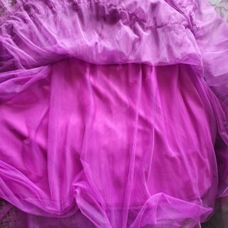 Falda Tul  buganvilla T.U.