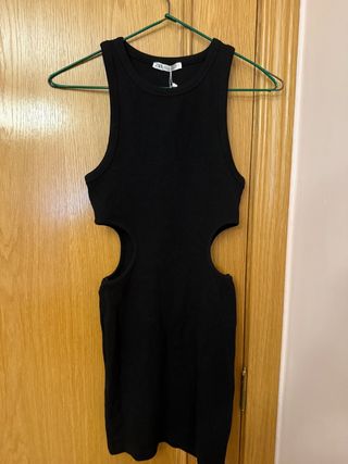 Vestido negro Zara - Talla S