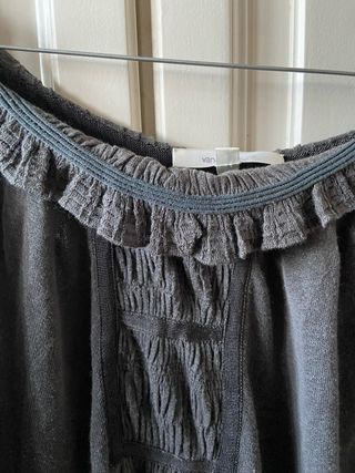 Top Vanessa Bruno gris de tirantes