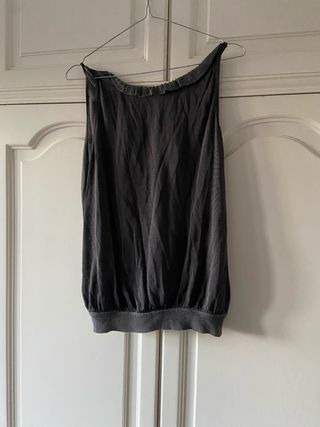 Top Vanessa Bruno gris de tirantes
