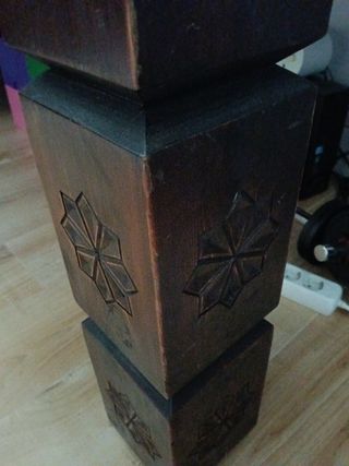 Mesa y 6 sillas madera maciza