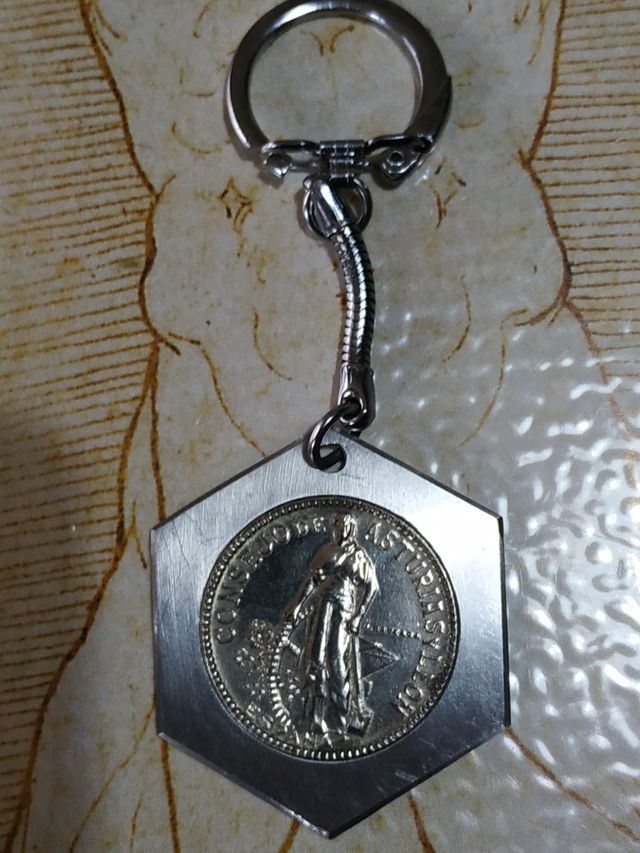 Portachiavi Moneda da 2 Pesetas 1937