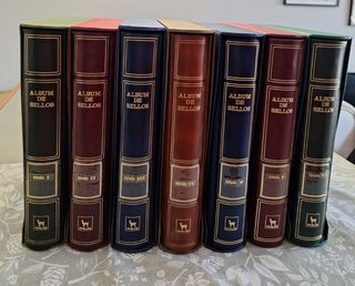 Álbumes Sellos España (7uds)