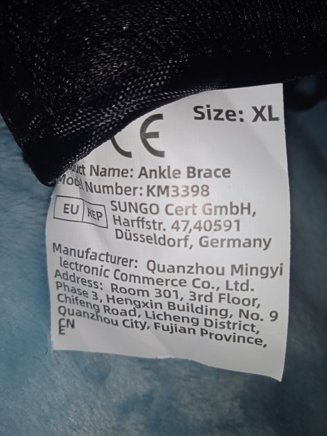 Soporte para tobillo XL