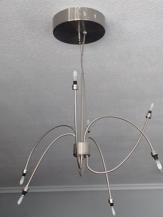  Conjunto Lámpara colgante y lámpara de pie.
