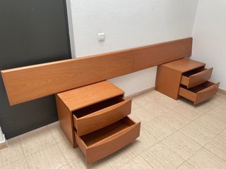 Cabecero y mesillas