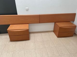 Cabecero y mesillas
