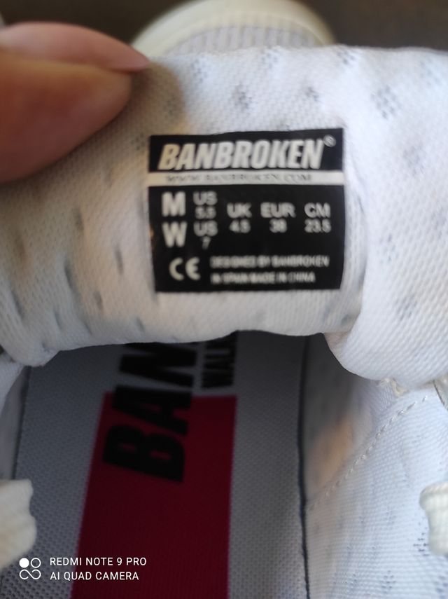 Zapatillas Banbroken nuevas