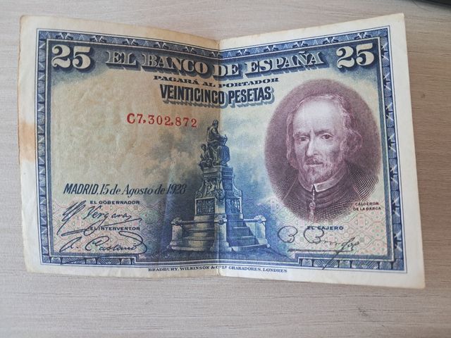 Billete 25 pesetas