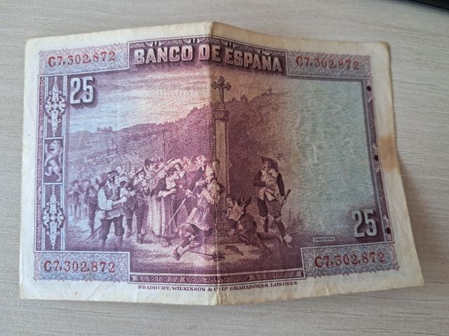 Billete 25 pesetas