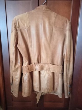 Chaqueta piel mujer vintage