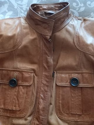 Chaqueta piel mujer vintage