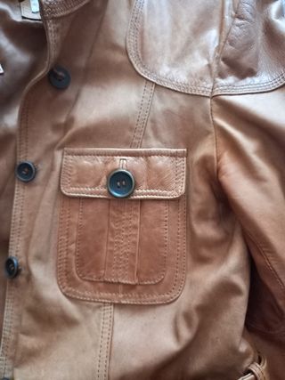 Chaqueta piel mujer vintage