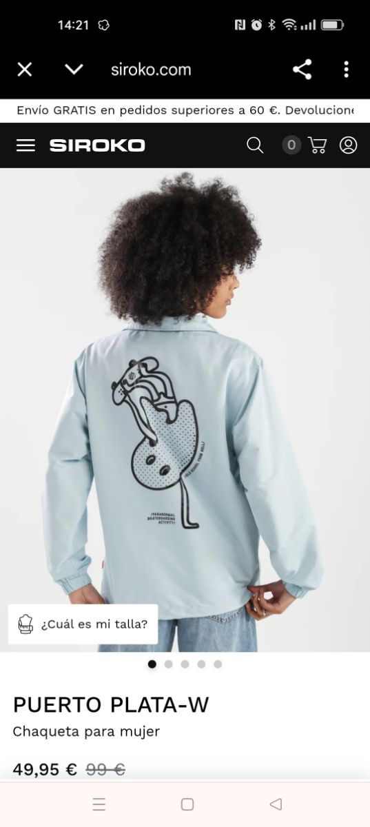 Chaqueta para mujer Siroko tg M