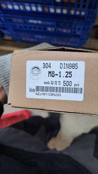 Tornillos de inoxidable  m8