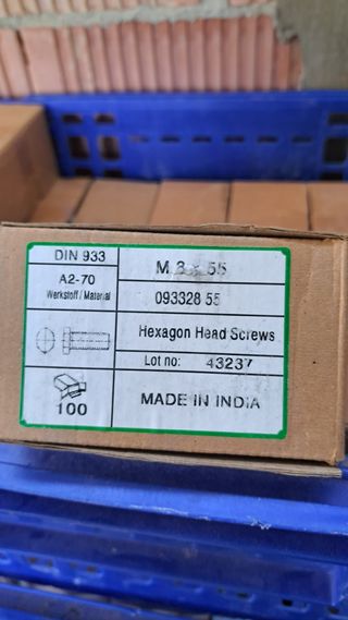 Tornillos de inoxidable  m8