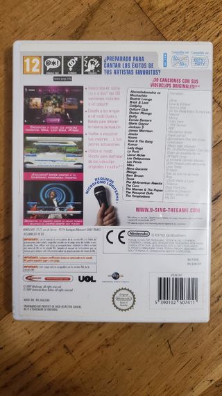 Lotto 5 giochi karaoke Wii