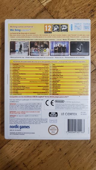 Lotto 5 giochi karaoke Wii