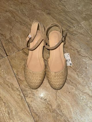 Sandalias cuña mujer 