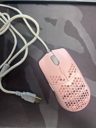 Ratón gaming rosa