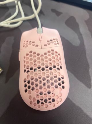 Ratón gaming rosa