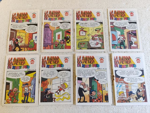 22 tebeos la guerra galactica de mortadelo años 80