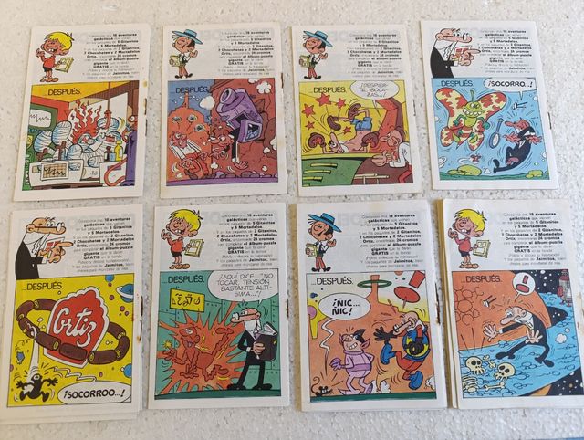 22 tebeos la guerra galactica de mortadelo años 80