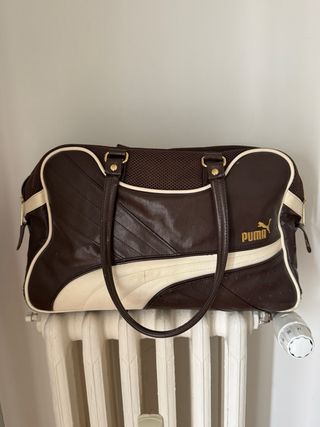 Bolso Puma deportivo marrón beige