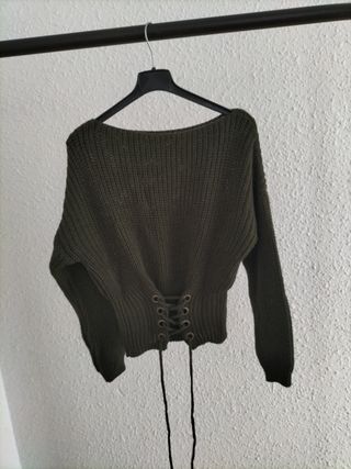 Jersey lana verde