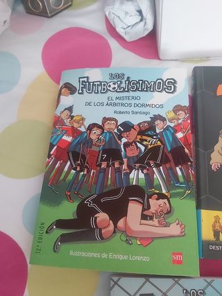 Lote 3 libros juveniles fútbol