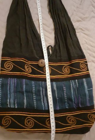 Borsa tracolla in cotone thailandese