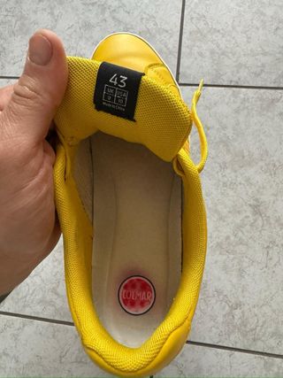 Colmar Sneakers Gialle Uomo 43 Usate
