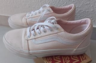 Vans rosa clarito talla 34.