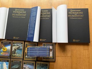 Tres tomos National Geographic  y 17 DVD