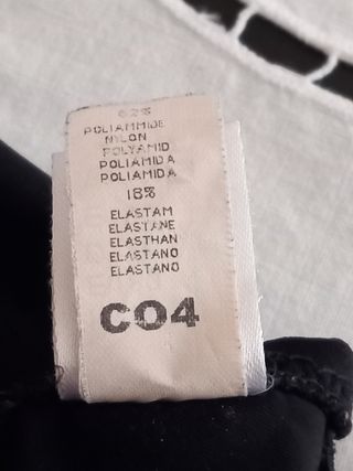Bikini nero tg.3 pizzo
